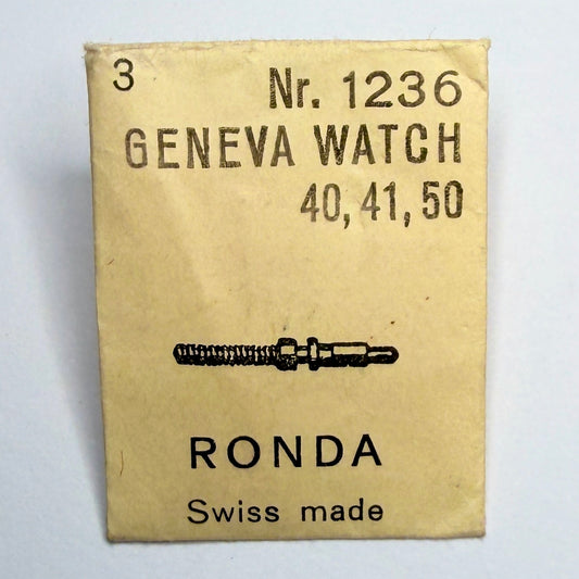 Geneva 40 / 41 / 50 / 70 - Winding Stem - Ronda 1236