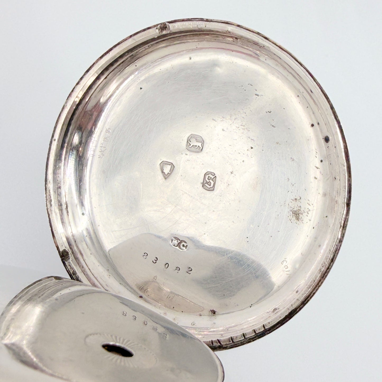 Antique Silver Fusee Pocket Watch - London 1873 William Carter - Working