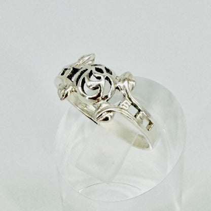 Vintage Kit Heath 925 Sterling Silver Celtic Knot Ring UK Size S KH-93