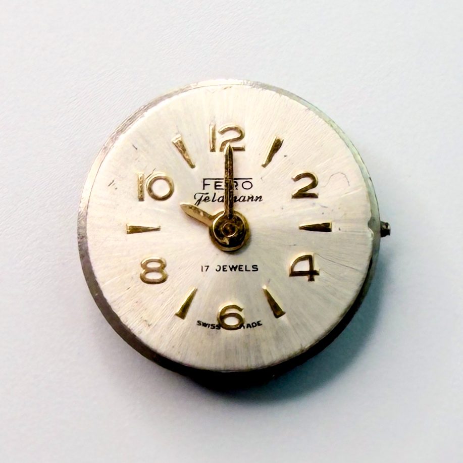 Fero Feldmann EB 8340 17J Swiss Watch Movement, 15.8mm – For Repair - image 2