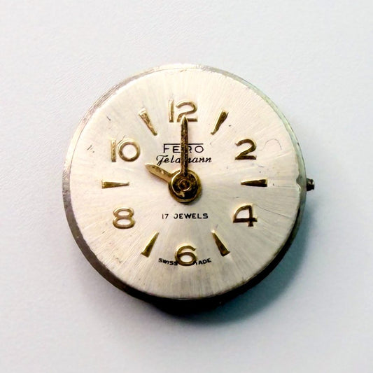 Fero Feldmann EB 8340 17J Swiss Watch Movement, 15.8mm – For Repair - image 2