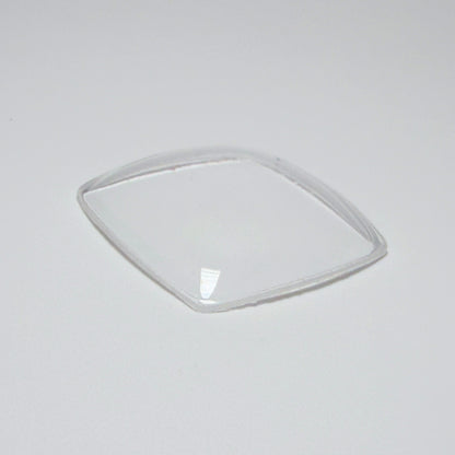 Curved Square - Bottom Edge Curved (Both Sides) - G-S Flexo Acrylic Watch Crystals - Vintage New Old Stock