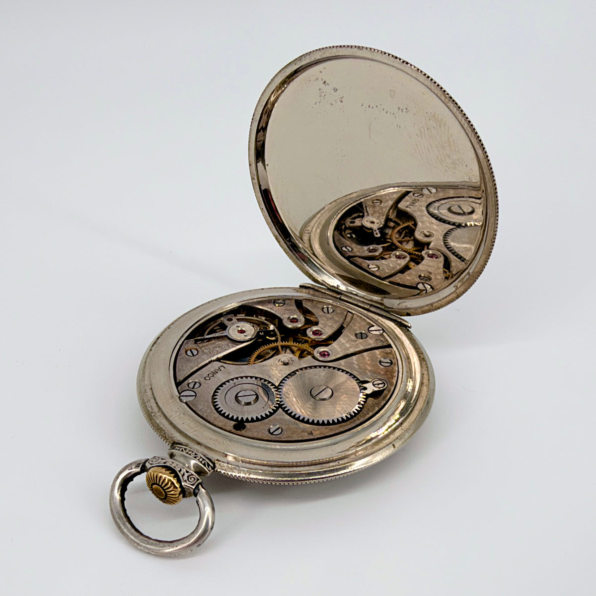 Lanco (Langendorf) Antique Swiss Pocket Watch, 25 Calibre, 49mm, Working - image 4
