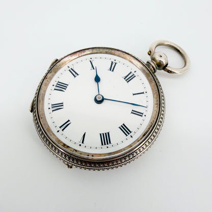 Antique Swiss Silver Cased Pocket Watch – Paul Jacky & Co. – Working