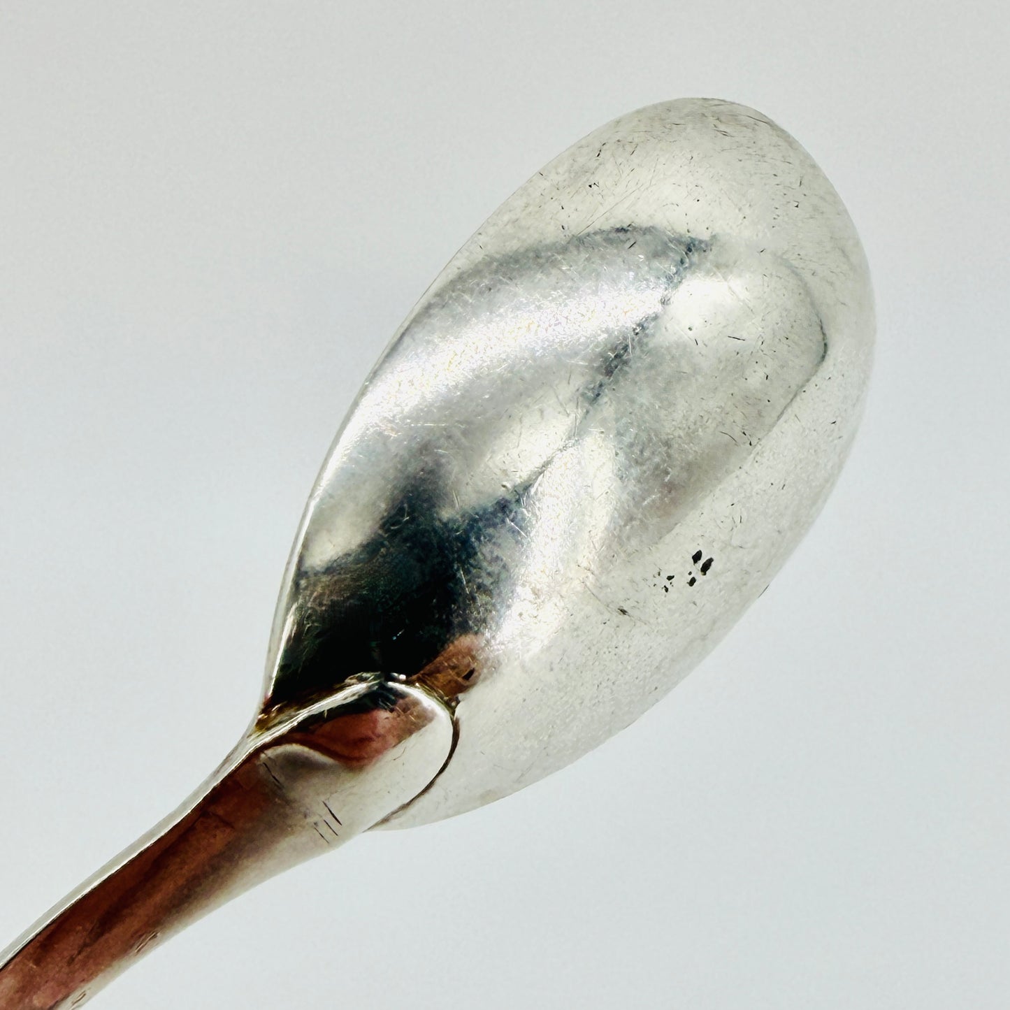 Antique Sterling Silver Mustard Spoon - London 1838 Charles Boyton
