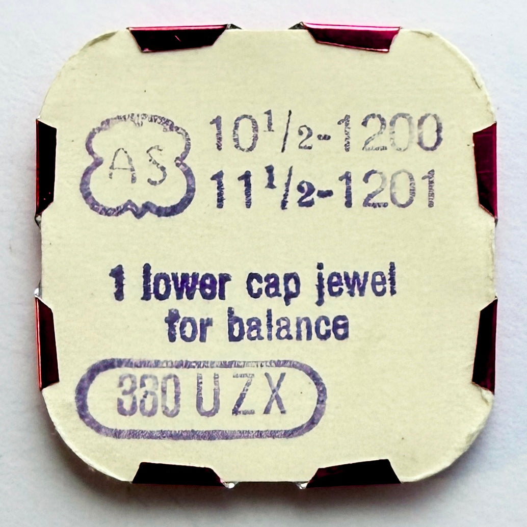 AS 1200 / 1201 - Lower Cap Jewel For Balance - 330 UZX