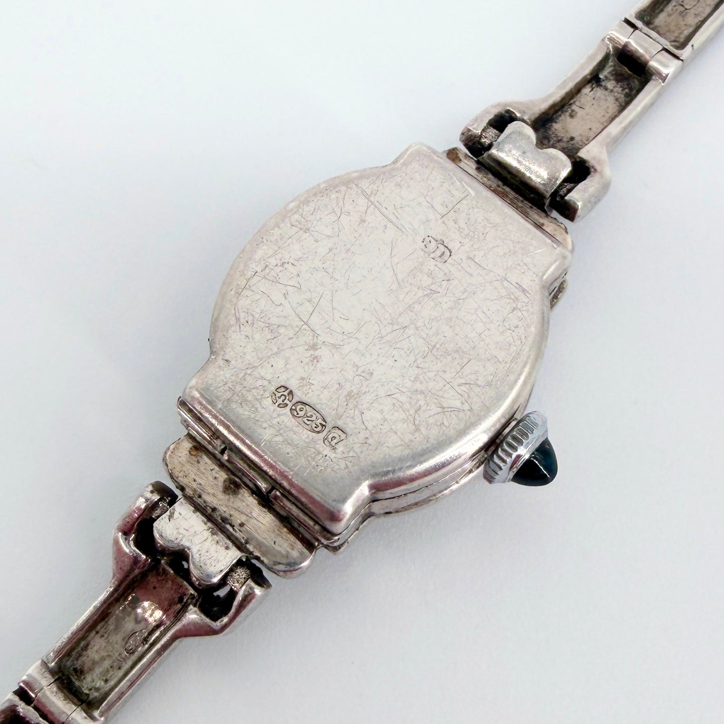 Ladies Ciro Sterling Silver & Marcasite Cocktail Watch Boxed - 1959 - Working