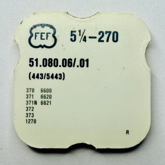 FEF 270 – Setting Lever & Screw (51.080.06/.01 / 443 / 5443)