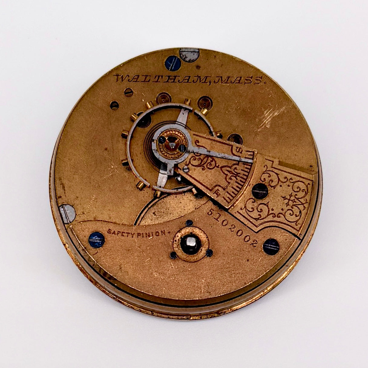 Antique Waltham Pocket Watch Movement - Model 1883 c.1891 - Spares/Repair