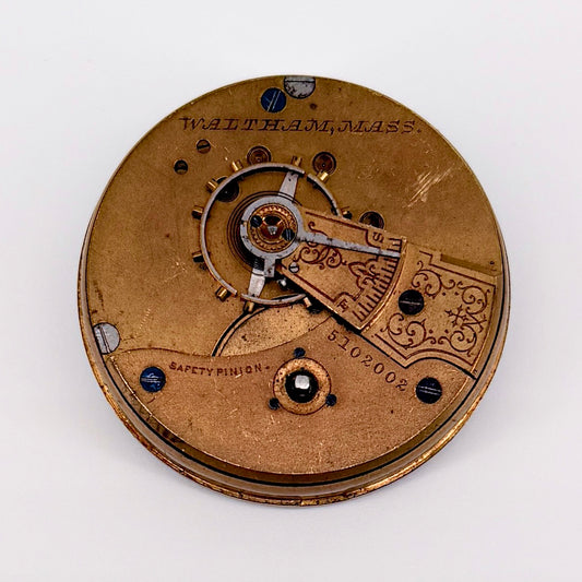 Antique Waltham Pocket Watch Movement - Model 1883 c.1891 - Spares/Repair