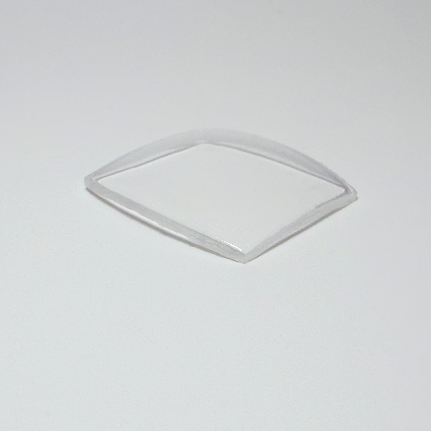 Tonneau / Barrel (PMT Series) - Bottom Edge Curved (Both Sides) - G-S Flexo Acrylic Watch Crystals - Vintage New Old Stock