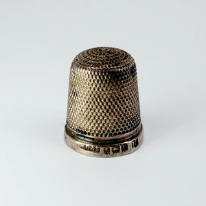 Antique Sterling Silver Thimble – "THE SPA" – H.G. & S.