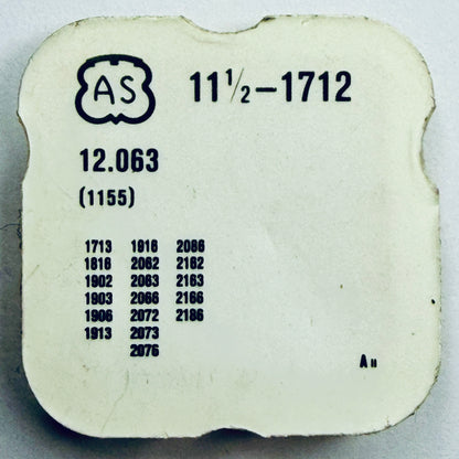 AS 1712 – Lower Cock For Reduction Gear - 12.063 (1155)