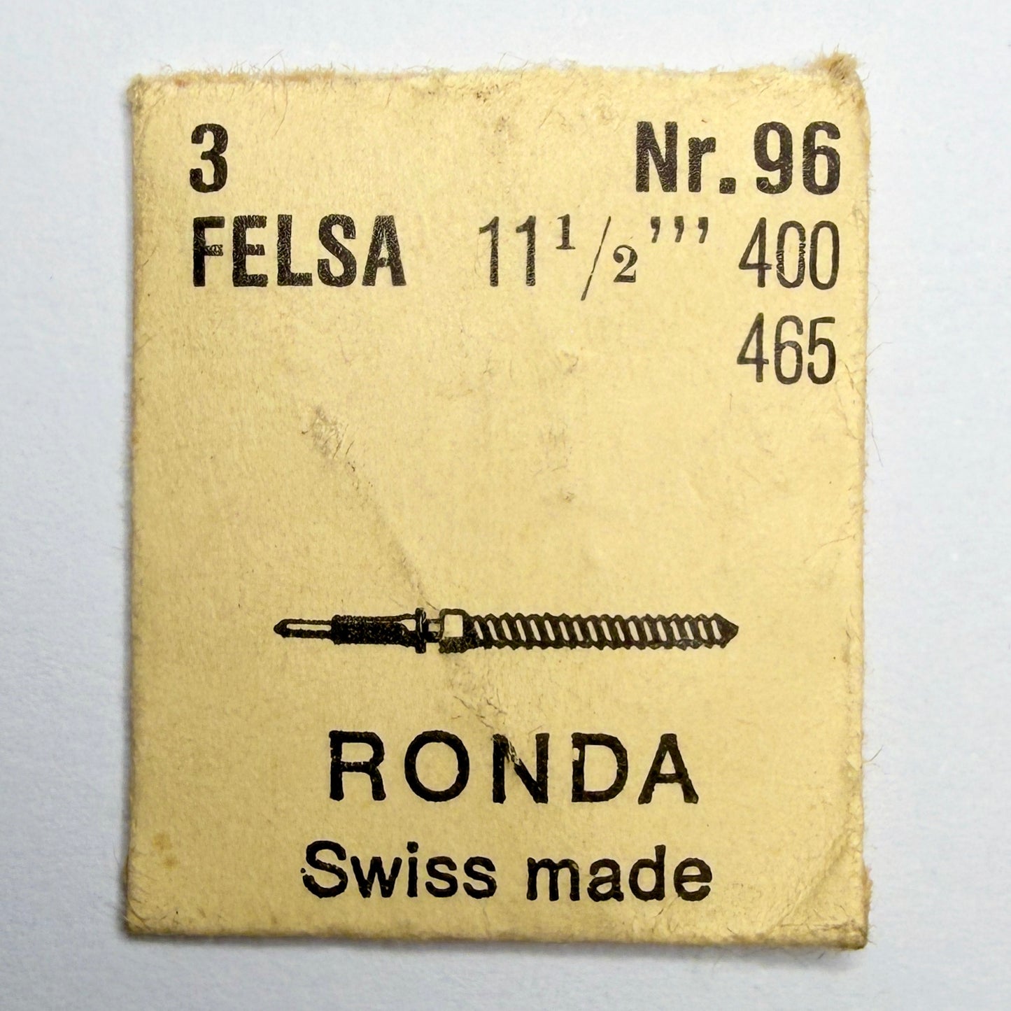 Felsa 400 / 465 - Winding Stem - Ronda 96