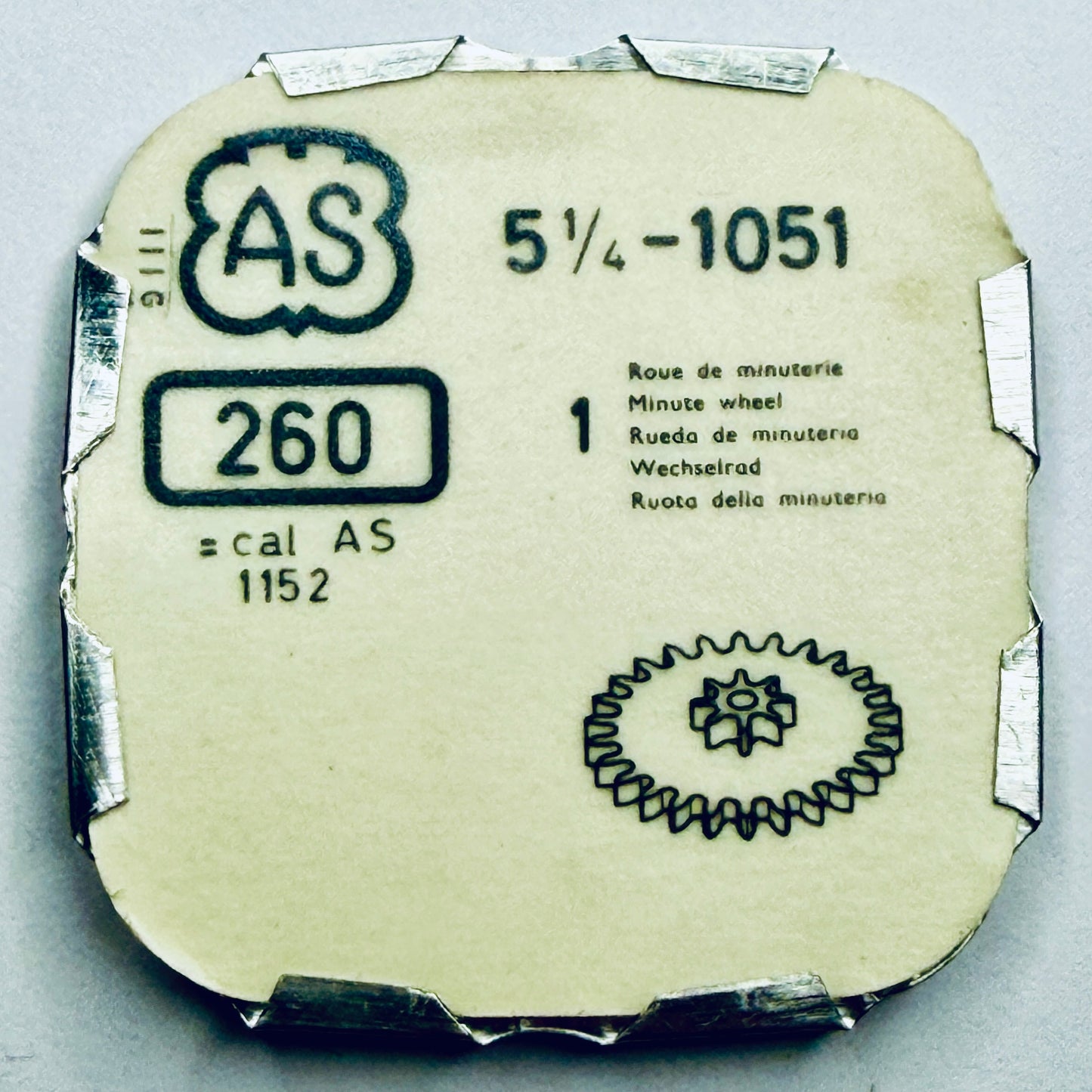 AS 1051 – Minute Wheel - 260