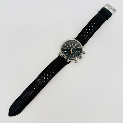 Vintage Freeson Black Dial Chronograph Watch - Landeron 48 - c.1960s