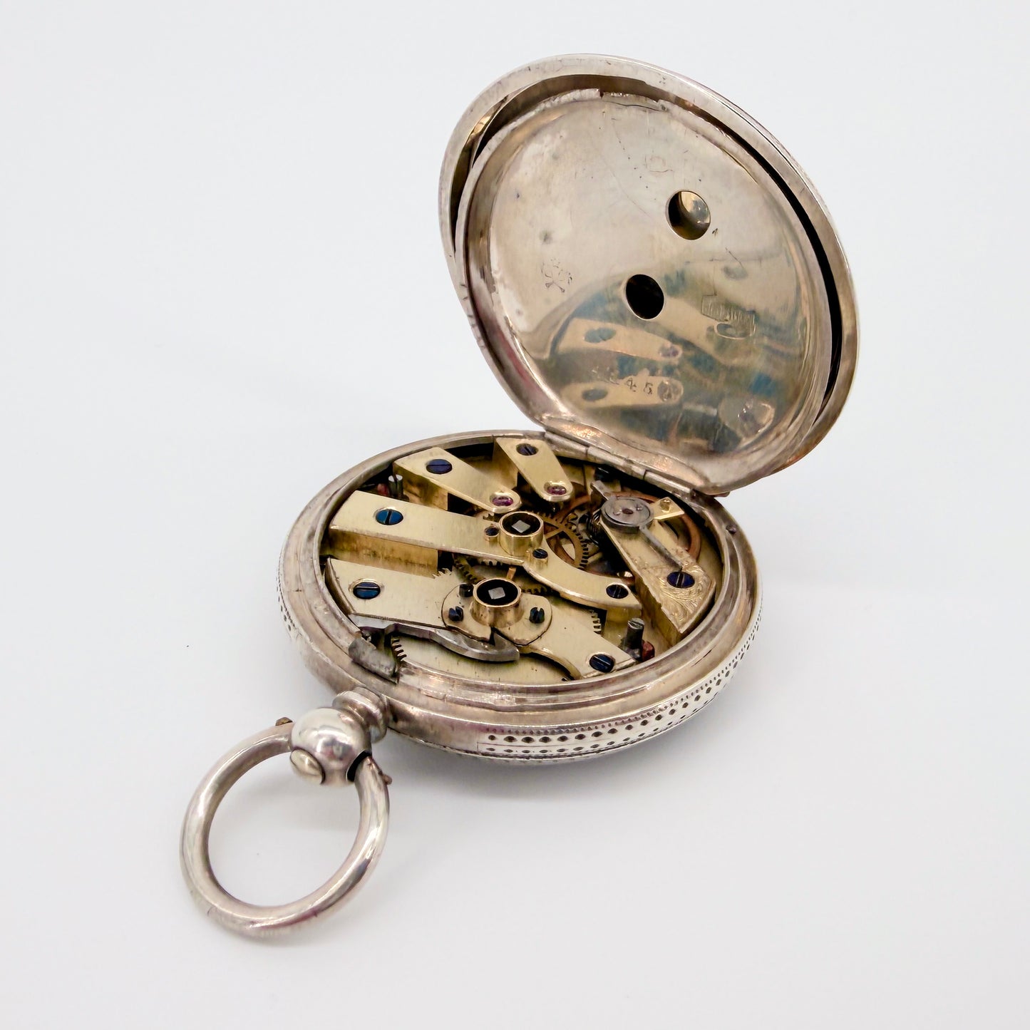 Antique Swiss Silver Cased Pocket Watch – Paul Jacky & Co. – Working