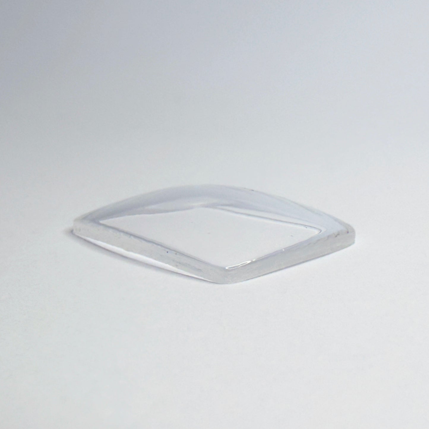 Cushion - Bottom Edge Curved (Both Sides) - G-S Flexo Acrylic Watch Crystals - Vintage New Old Stock