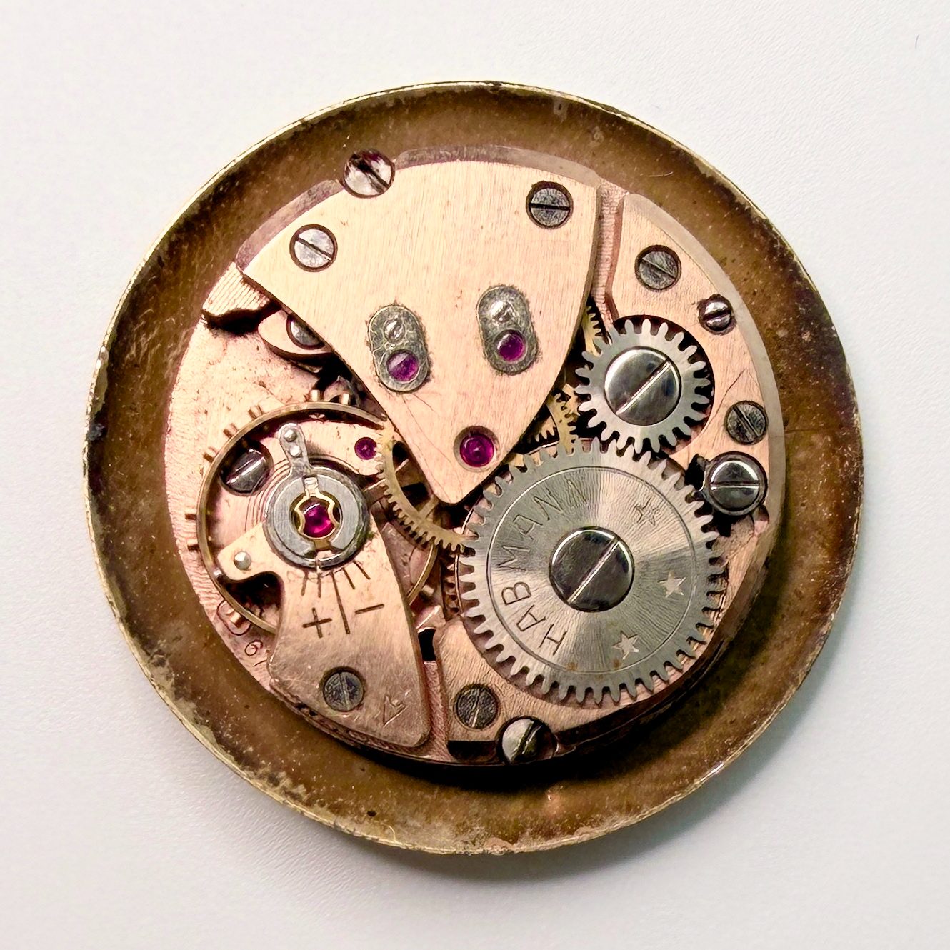 Harmann Branded FHF 67 Manual Wind Watch Movement, 23.6mm, Working - image 1