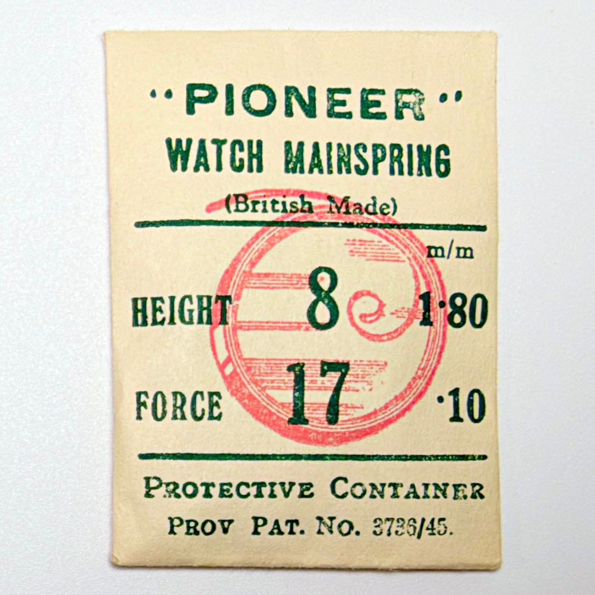 Pioneer Mainspring - H 1.8 mm × T 0.1 mm - image 1