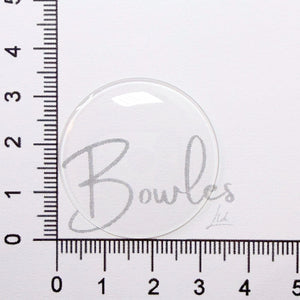 33.6mm Round Low Dome Mineral Glass Watch Crystal - Antique New Old Stock