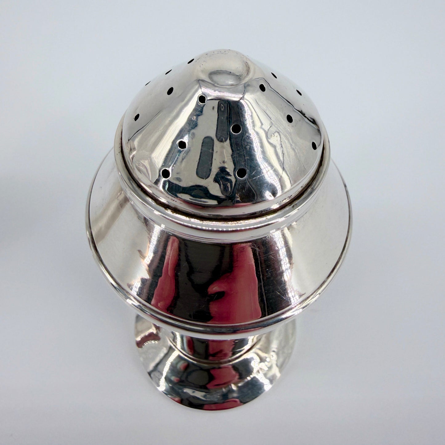Antique Sterling Silver Salt & Pepper Pots – Birmingham 1932 – A. L. Davenport