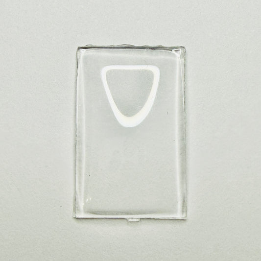 Rectangle - Curved Edge - Domed - BCL Acrylic Watch Crystals - Vintage New Old Stock
