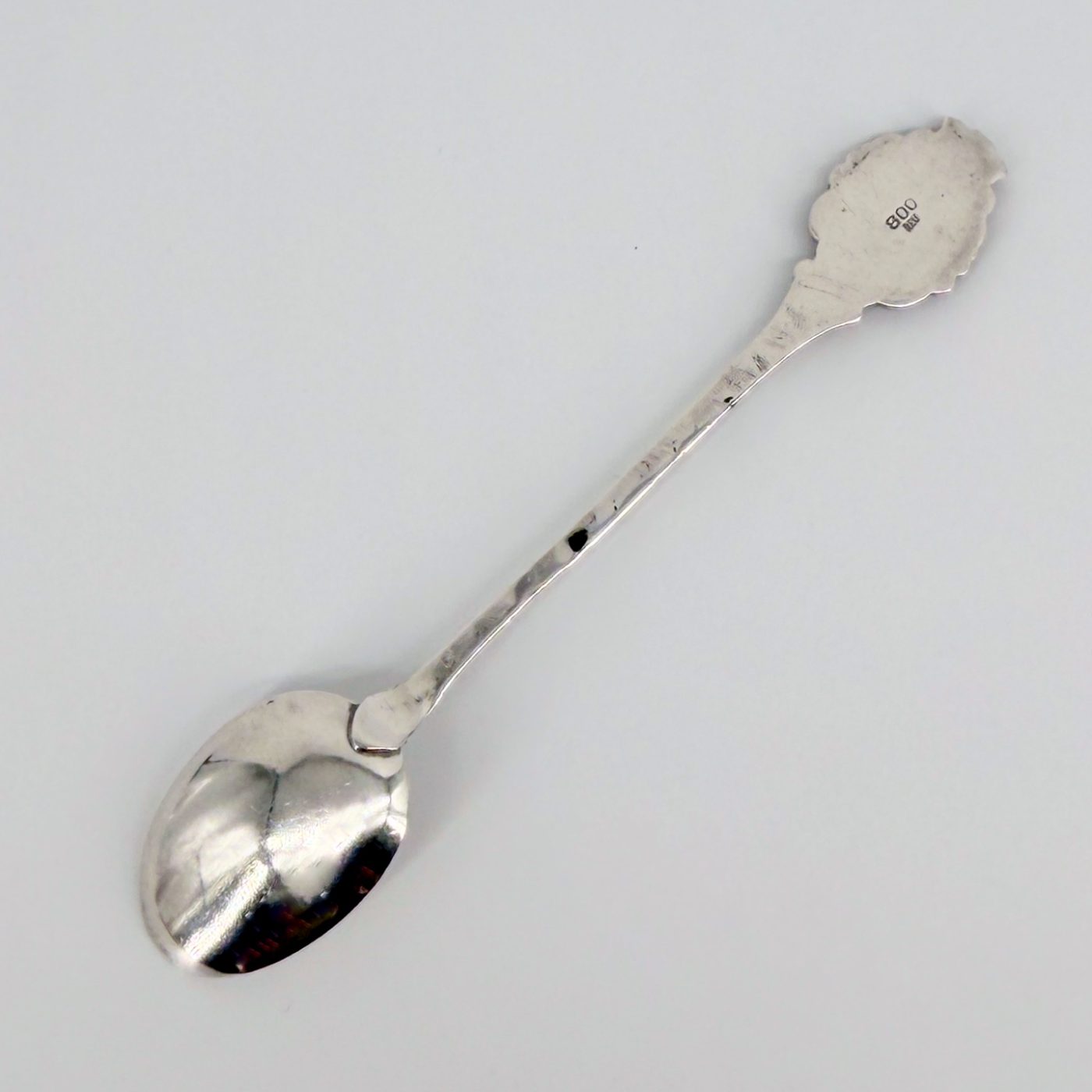Antique German Silver Hamburg Souvenir Teaspoon - image 3