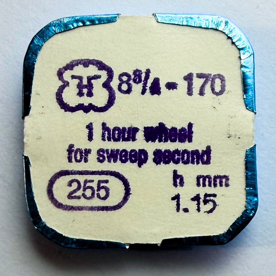 FHF 170 - Hour Wheel, Height 1.15mm - 255