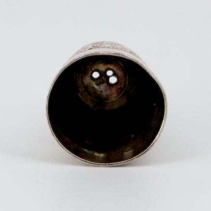 Antique Sterling Silver Thimble – Birmingham 1919 – S. J. Levi & Co.