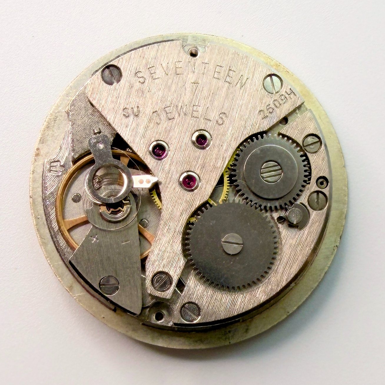 Poljot 2609.H Manual Watch Movement, COSMOS Dial, 27mm – For Spares or Repair - image 1