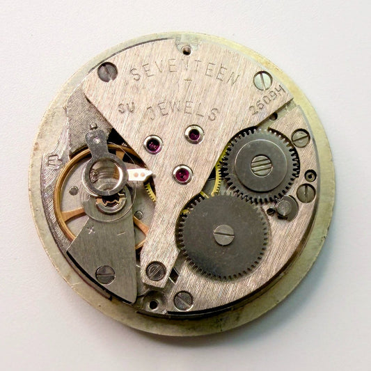 Poljot 2609.H Manual Watch Movement, COSMOS Dial, 27mm – For Spares or Repair - image 1