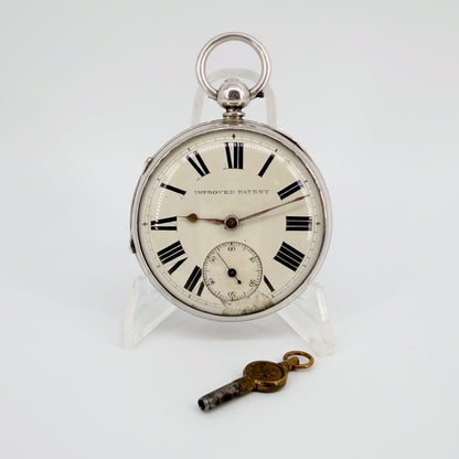 Antique Silver Fusee Pocket Watch - London 1873 William Carter - Working
