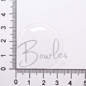 33.5mm Round Low Dome Mineral Glass Watch Crystal - Antique New Old Stock