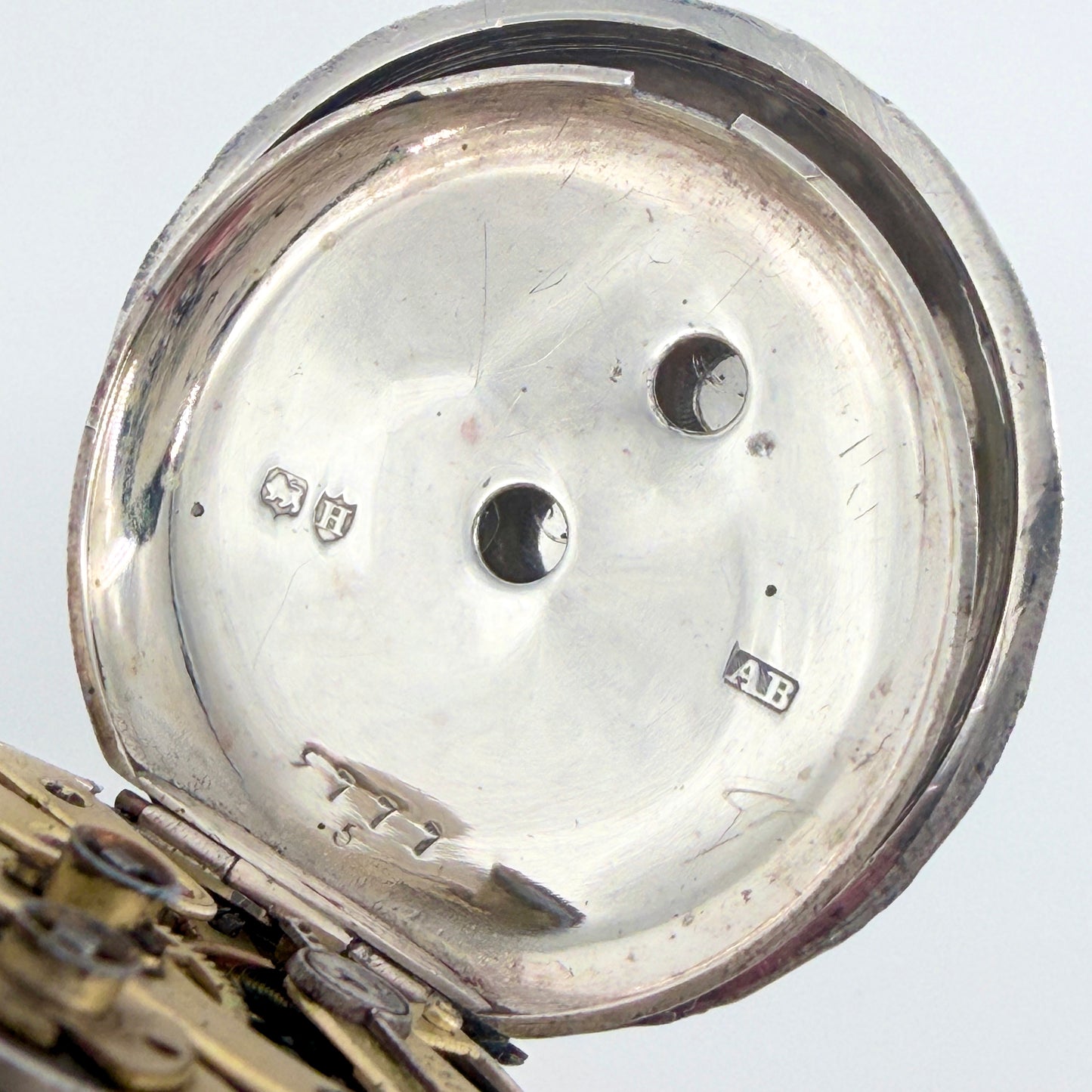 Antique Silver Pocket Watch - London 1883 Arthur Baume - Working