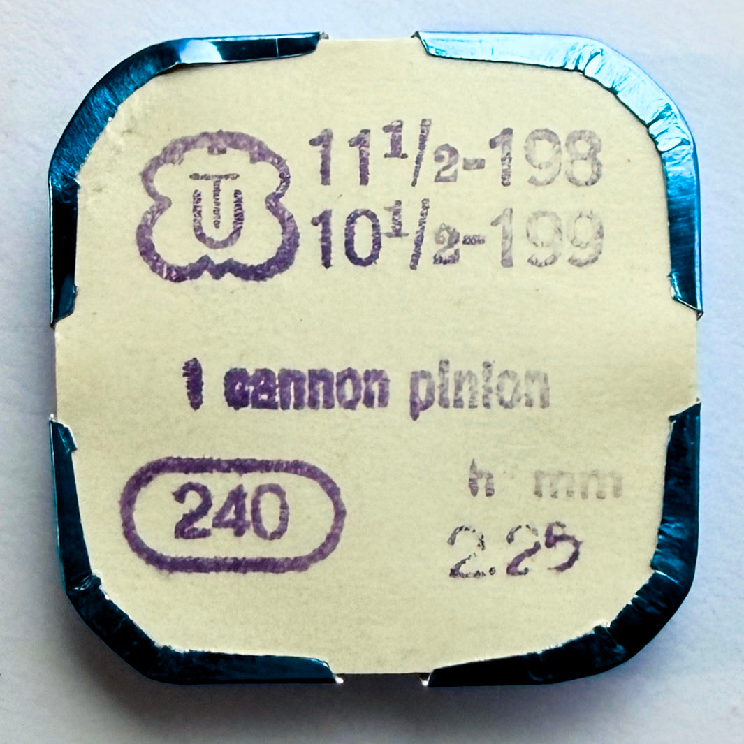UT 198 / 199 - Cannon Pinion, Height 2.25mm - 240