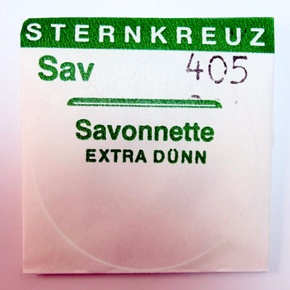 Sternkreuz Savonnette Extra Thin Hunter Pocket Watch Crystals (Acrylic, Low Dome)