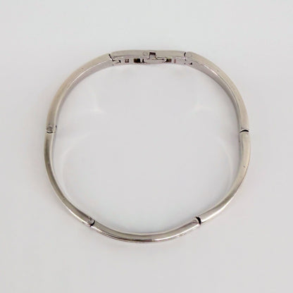 Accurist Sterling Silver Link Panel Bracelet with Blue Stone Birmingham Hallmark - image 5