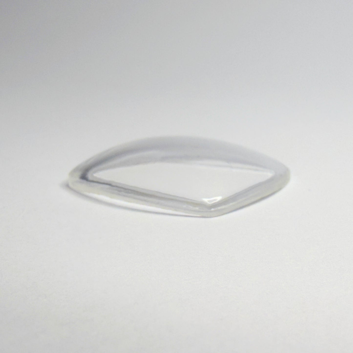 Cushion - Bottom Edge Curved (Both Sides) - G-S Flexo Acrylic Watch Crystals - Vintage New Old Stock