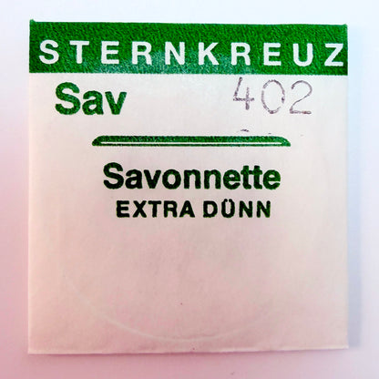 Sternkreuz Savonnette Extra Thin Hunter Pocket Watch Crystals (Acrylic, Low Dome)