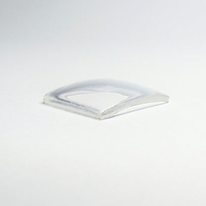 Square - Bottom Edge Curved (One Side) - G-S Flexo Acrylic Watch Crystals - Vintage New Old Stock