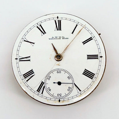 Antique Waltham Pocket Watch Movement - Model 1883 c.1891 - Spares/Repair