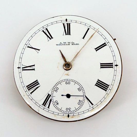 Antique Waltham Pocket Watch Movement - Model 1883 c.1891 - Spares/Repair