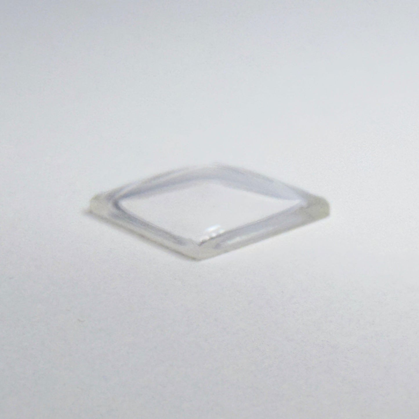 Rectangle Domed - Bottom Edges Flat - G-S Flexo Acrylic Watch Crystals - Vintage New Old Stock