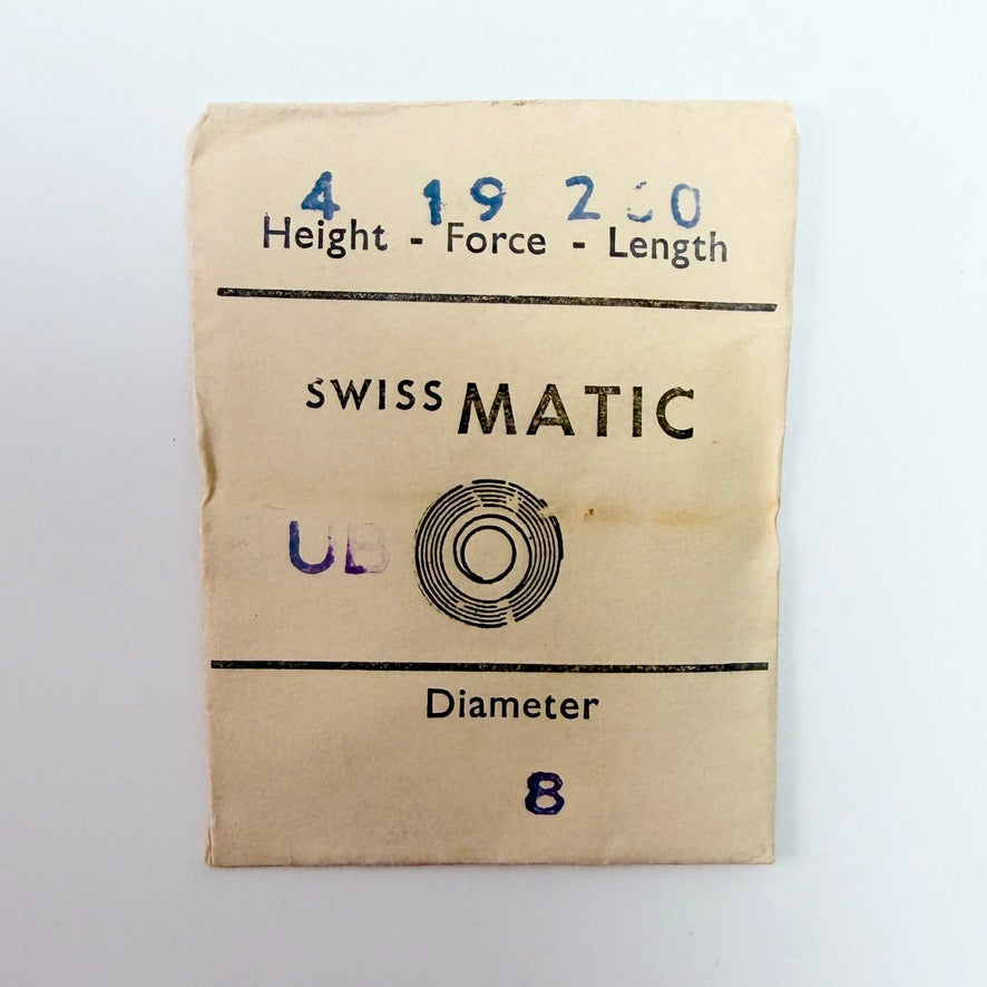 Swiss Matic Mainspring - H 1.5 × T 0.08 × L 260 × D 8 mm - image 1