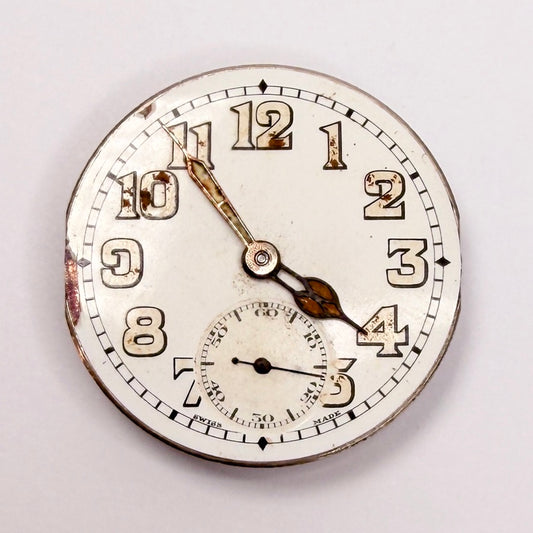 Antique Tavannes Watch Co. Watch Movement – Swiss Made – Spares/Repair