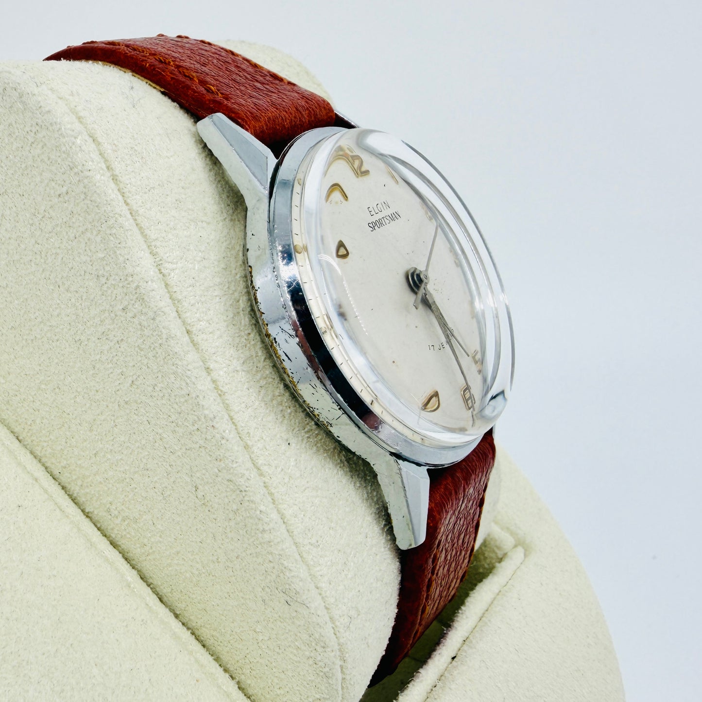 Vintage Elgin Sportsman Wristwatch - 17 Jewels Swiss Made 1960s - Working