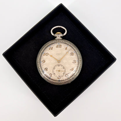 Lanco (Langendorf) Antique Swiss Pocket Watch, 25 Calibre, 49mm, Working - image 10