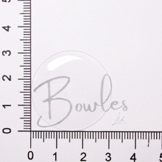 Antique New Old Stock - 30.6 mm - Round Extra Low Dome - Mineral Glass Watch Crystal - image 1