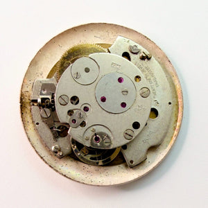 Hudson RL 7115 21J Manual Date Watch Movement with Dial & Hands – For Repair